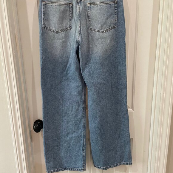 Gianni Bini Mariposa Denim Wide Leg Medium wash Jeans Womens Size 28 NWOT - Picture 4 of 6